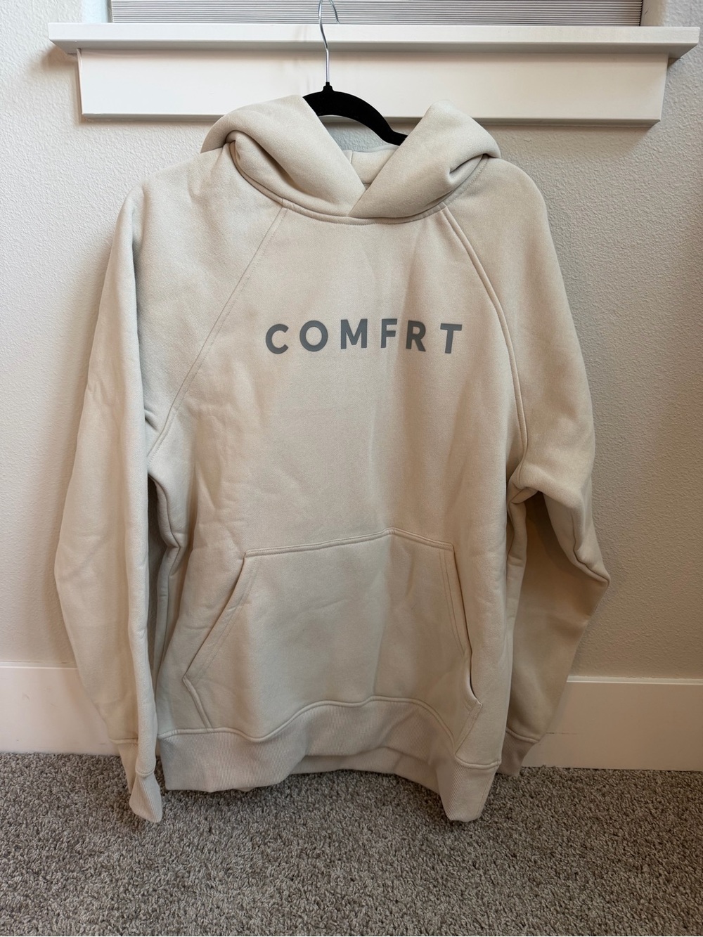 COMFRT Beige Hooded Sweatshirt